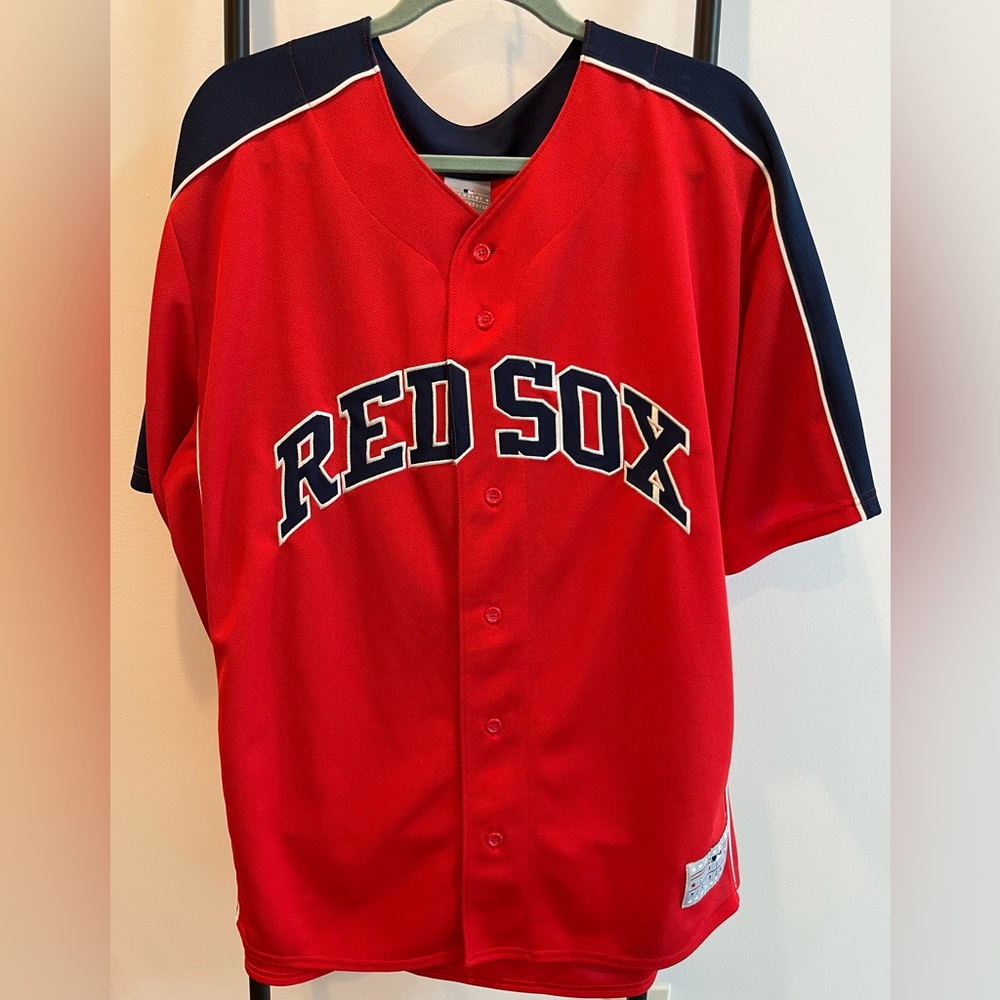 Genuine Merchandise Dustin Pedro’s Jersey Vintage Boston Red Sox Red Size 2XL